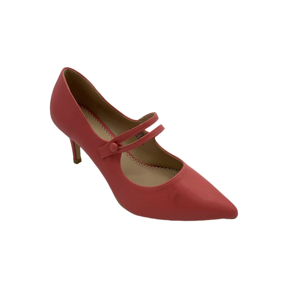 Journee Women's Sidney Pump Coral - Medium